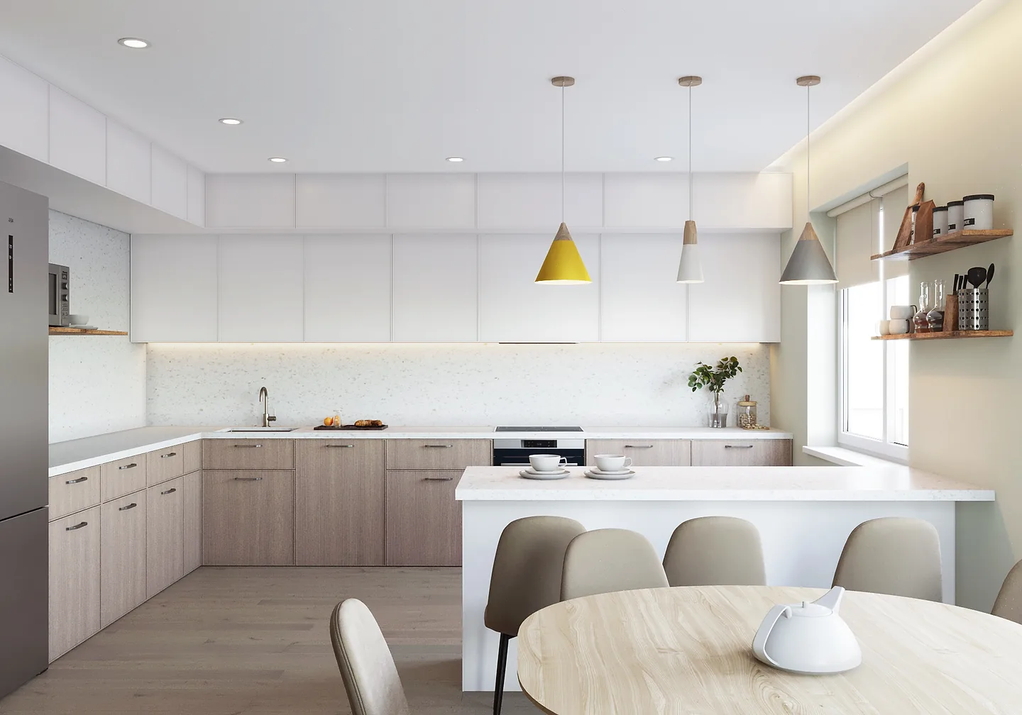 Interior view from the Living Room in Ochre project — 2