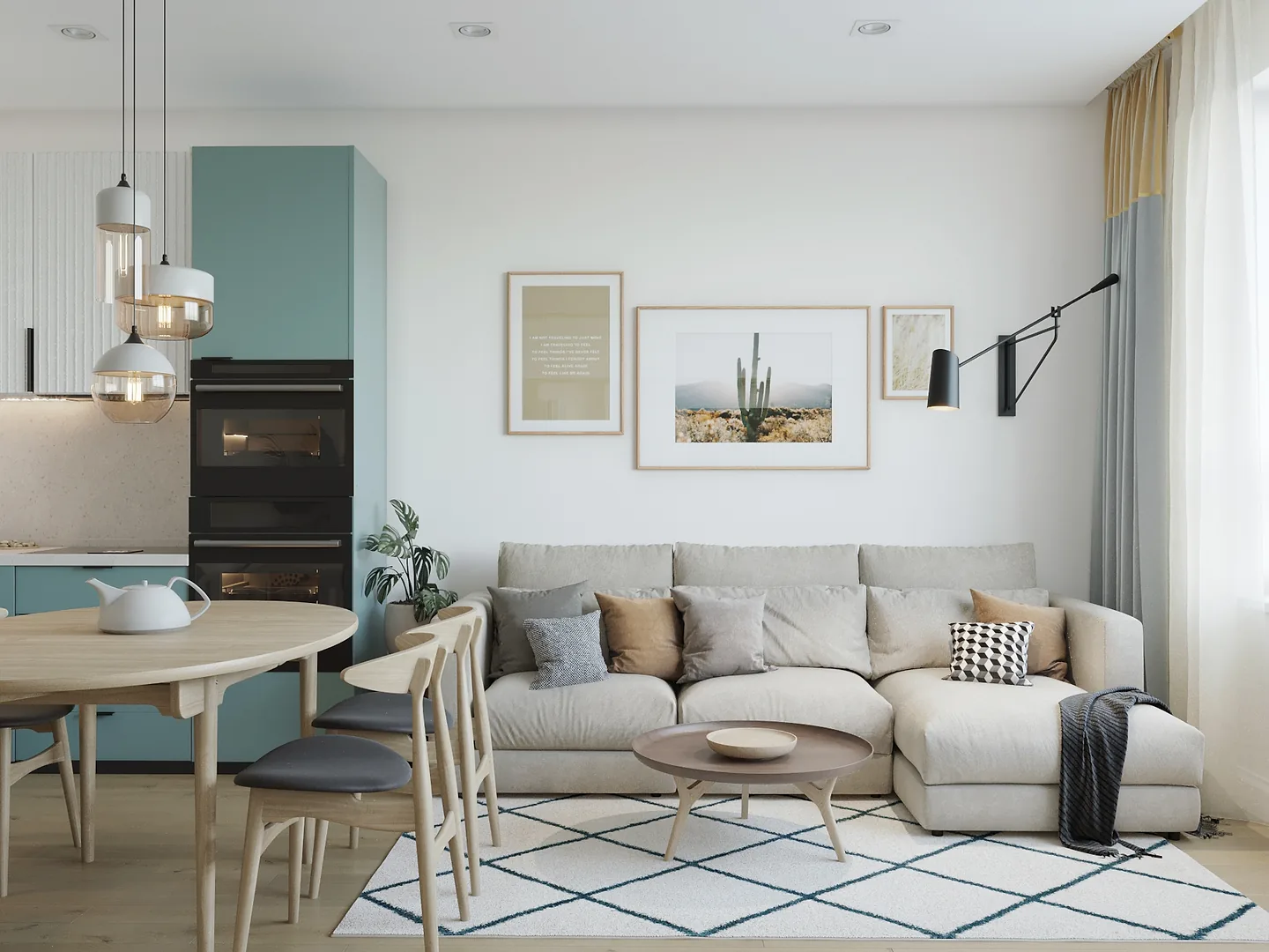 Kitchen-Living Room — Kitchen-Living