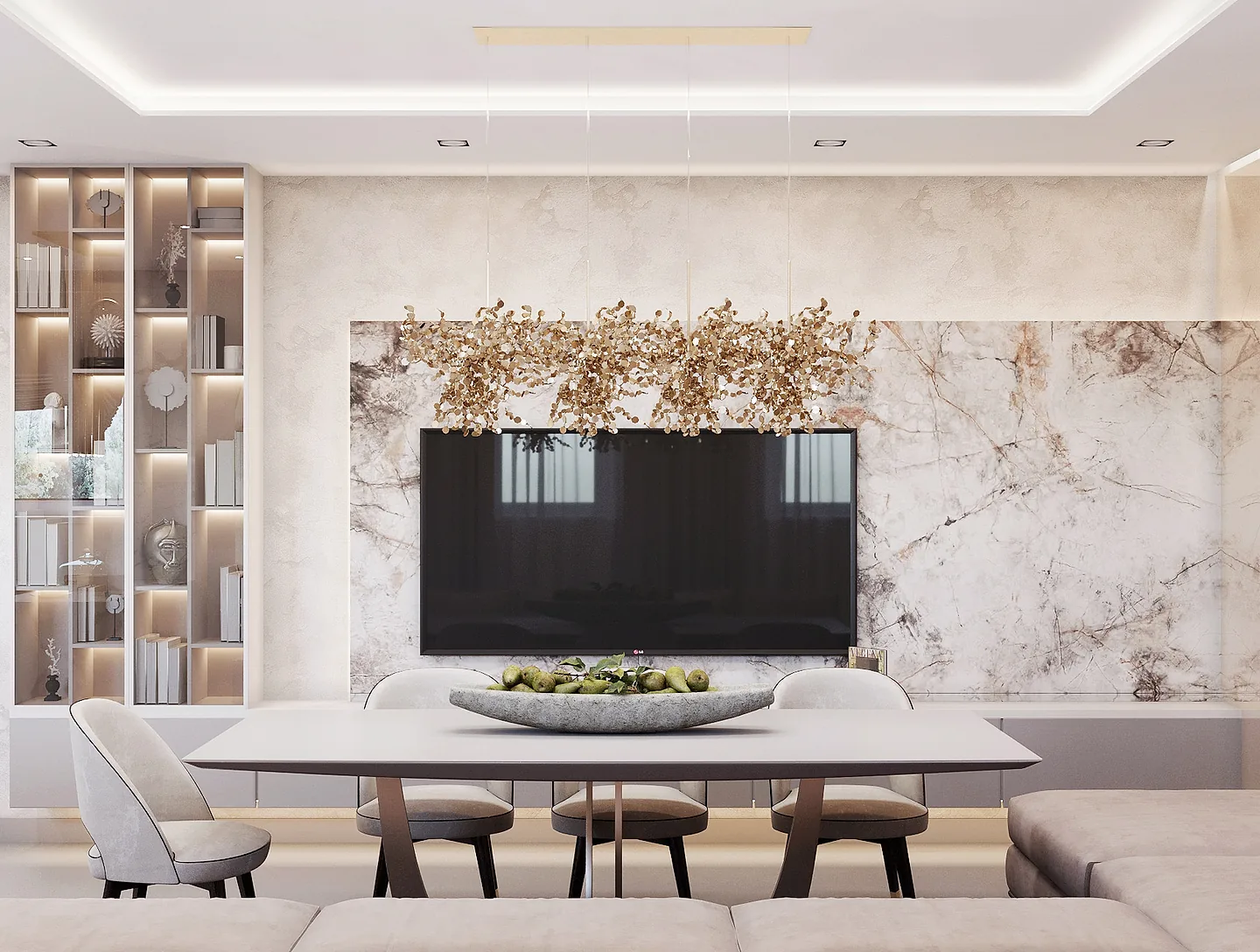 Kitchen-Dining — Kitchen-Living